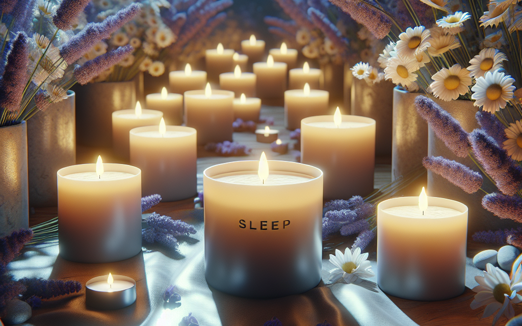 Sleep Candles With Calming Scents Promote Restful Nights