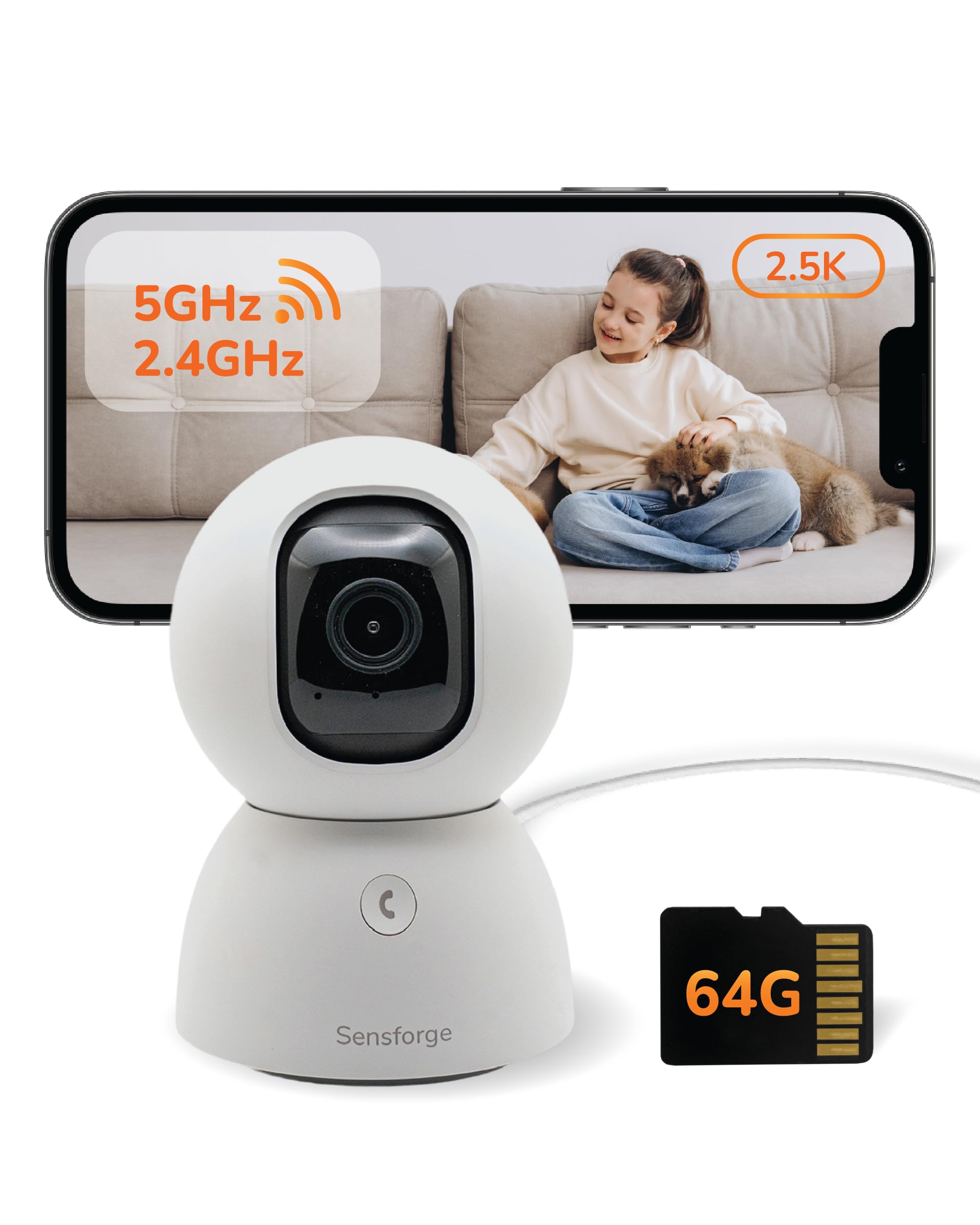 SensForge Pan-Tilt Cam