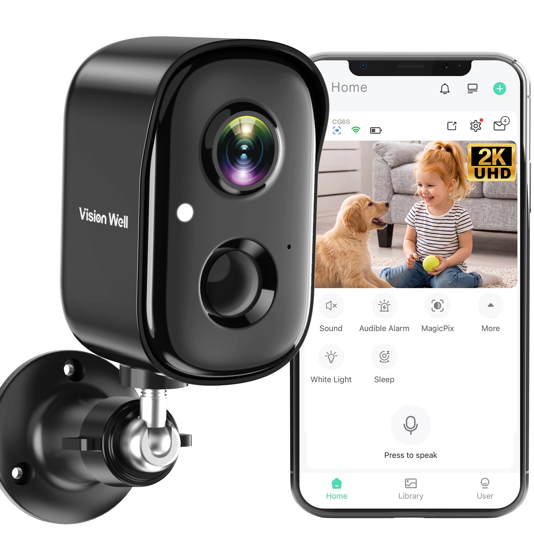 VISION WELL 2K Camera