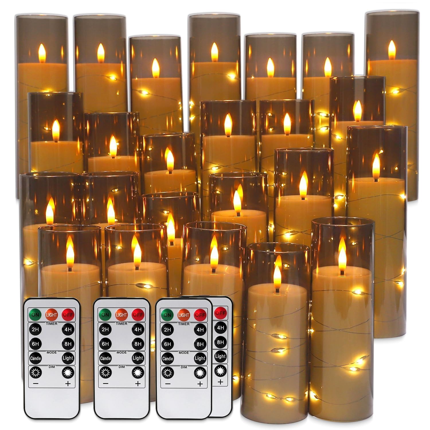 Grcdoyvl LED Pillars