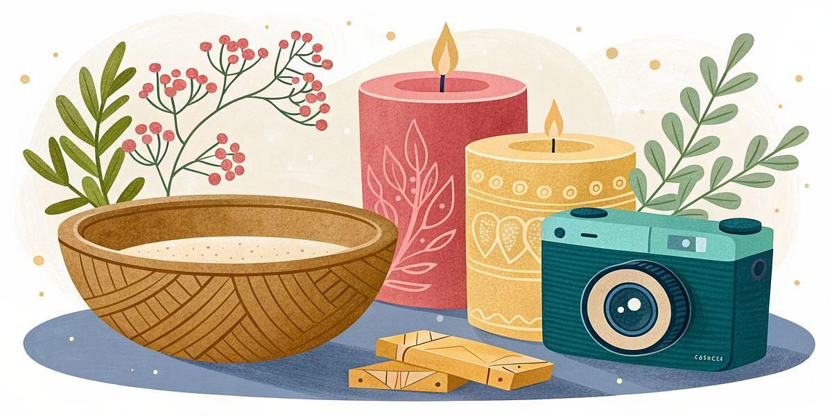 Best Gifts to Make Your Home Feel Cozy and Secure: Luxury Candle Sets, Rustic Dough Bowl Candles, and Ring Indoor Cam